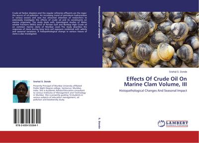 Effects Of Crude Oil On Marine Clam Volume, III