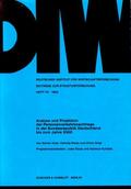 Analyse und Projektion der Personenverkehrsnachfrage in der Bundesrepublik Deutschland bis zum Jahre 2000.