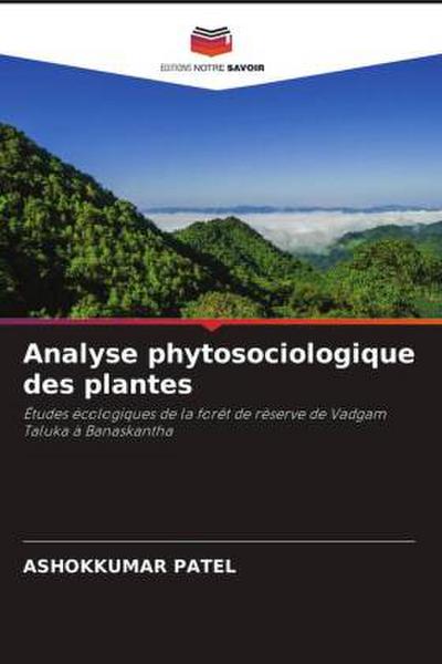 Analyse phytosociologique des plantes