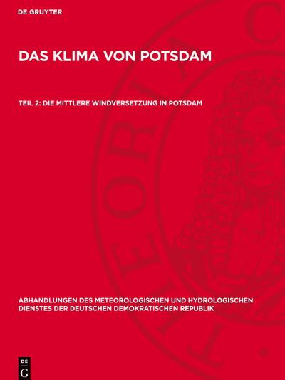 Das Klima von Potsdam, Teil 2, Die mittlere Windversetzung in Potsdam