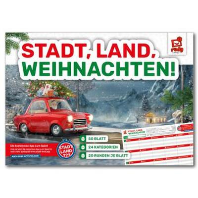 Stadt, Land, WEIHNACHTEN! (Motiv: Weihnachtsmann)