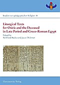 Liturgical Texts for Osiris and the Deceased in La