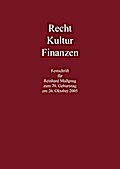 Recht - Kultur - Finanzen
