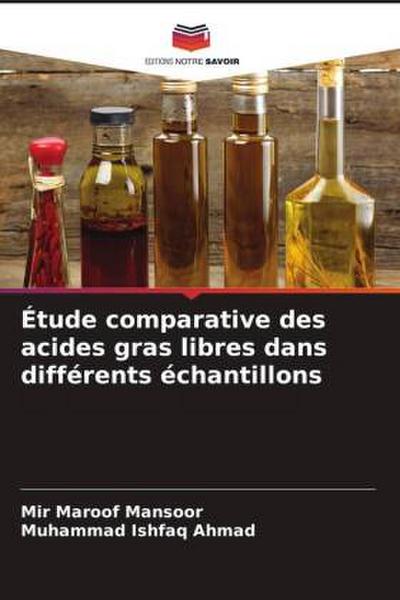 Étude comparative des acides gras libres dans différents échantillons