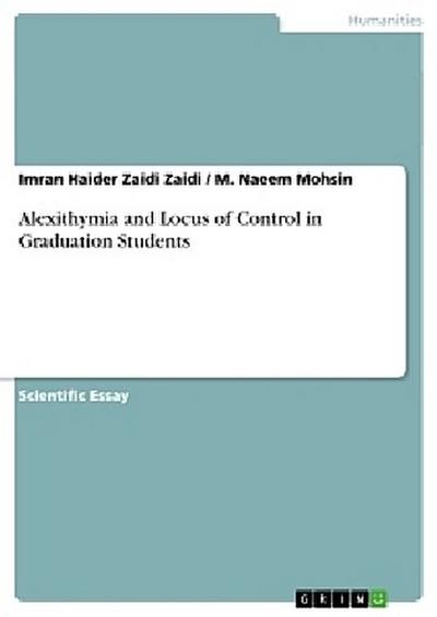 Alexithymia and Locus of Control in Graduation Students