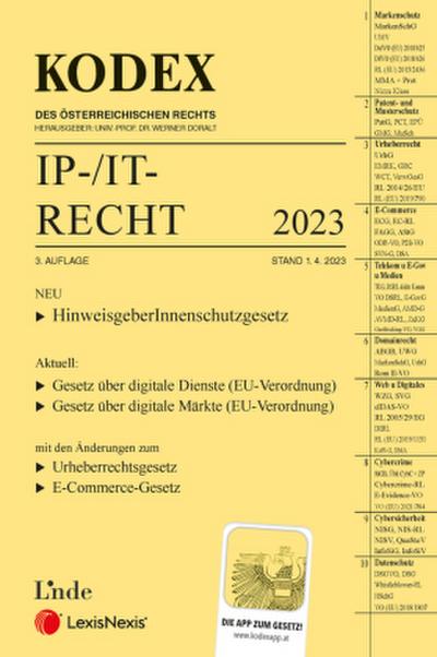 KODEX IP-/IT-Recht 2023 - inkl. App