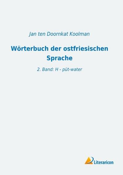 Wörterbuch der ostfriesischen Sprache