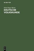 Deutsche Volkskunde