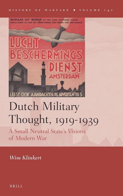 Dutch Military Thought, 1919-1939
