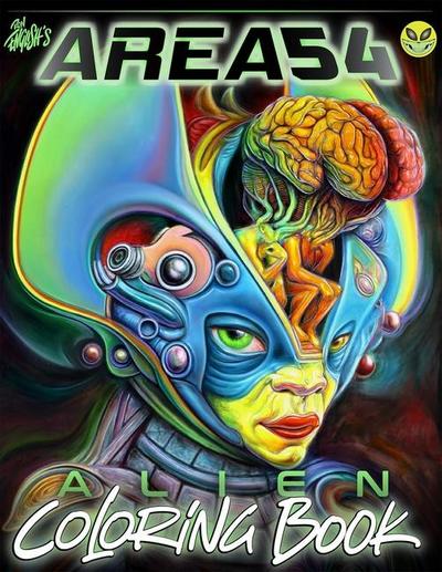 Ron English’s Area 54 Alien Coloring Book