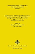 Explorations in Ethiopian Linguistics: Complex Pre