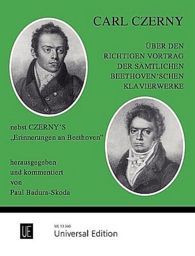 Über den richtigen Vortrag der sämtlichen Beethoven’schen Klavierwerke