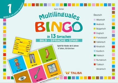 Multilinguales BINGO in 13 Sprachen (Nr.1)