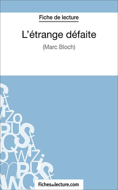 L’étrange défaite