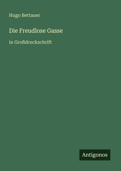 Die Freudlose Gasse