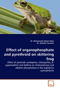 Effect of organophosphate and pyrethroid on skittering frog