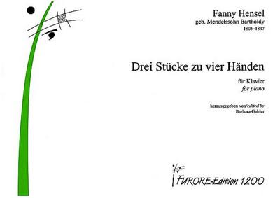 3 Stückefür Klavier zu 4 Händen