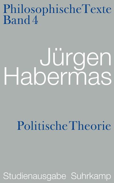Philosophische Texte, Studienausgabe, 5 Bde. Politische Theorie