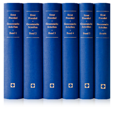 Ernst Fraenkel - Gesammelte Schriften