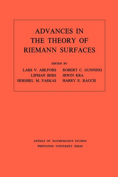 Advances in the Theory of Riemann Surfaces