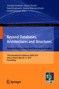 Beyond Databases, Architectures and Structures. Paving the Road to Smart Data Processing and Analysis