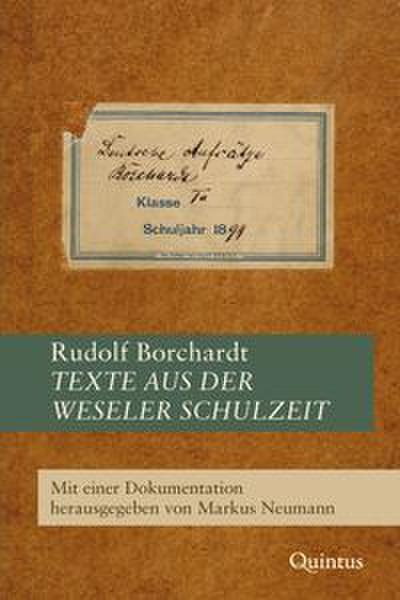 Texte aus der Weseler Schulzeit