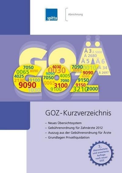 GOZ-Kurzverzeichnis