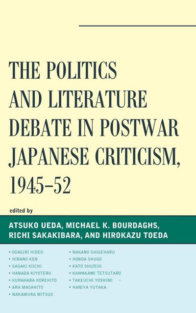 Politics and Literature Debate in Postwar Japanese Criticism
