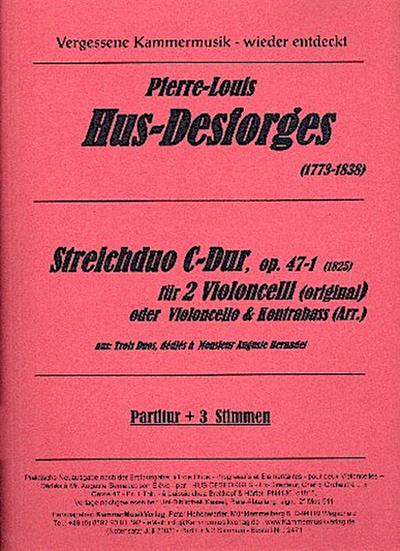 Streichduo d-Moll op.47,1für 2 Violoncelli (Violoncello und Kontrabass)