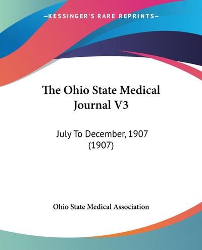 The Ohio State Medical Journal V3