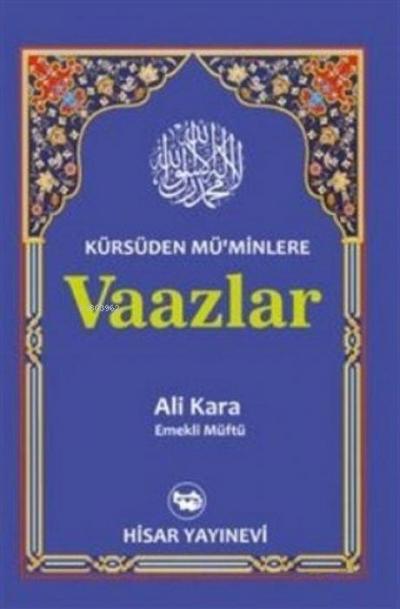 Kürsüden Müminlere Vaazlar Ciltli