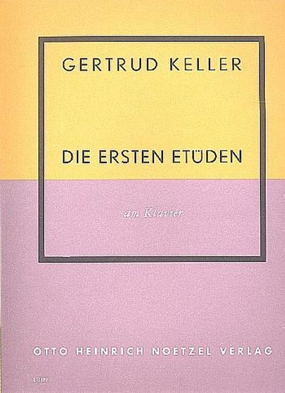 Die ersten Etüden am Klavier