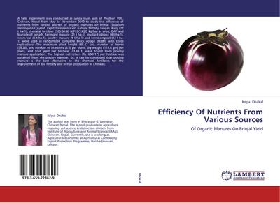 Efficiency Of Nutrients From Various Sources