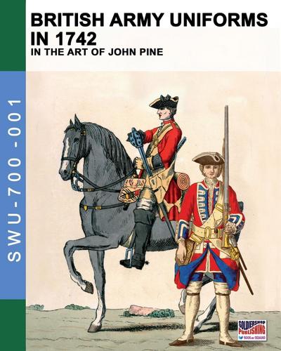 British Army uniforms in 1742