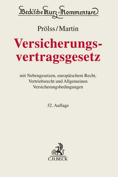 Versicherungsvertragsgesetz. VVG