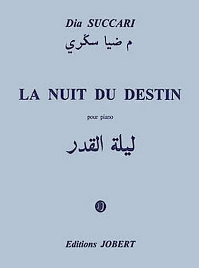 La nuit du destinpour piano