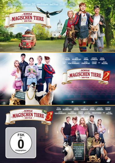 Die Schule der magischen Tiere - Filme 1-3 (Speilfilm-Box)