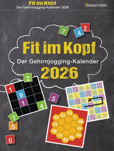 Fit im Kopf - der Gehirnjogging-Kalender 2026