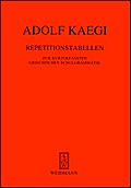 Repetitionstabellen zur kurzgefassten Griechischen Grammatik