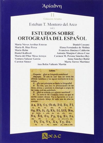 Estudios sobre ortografía del español