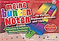 Bekannte und beliebte Weihnachtsliederfür Klavier (Melodica/Triola/Keyboard) (mit Text), inkl. Farbaufkleber