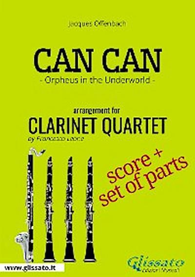 Can Can - Clarinet Quartet score & parts