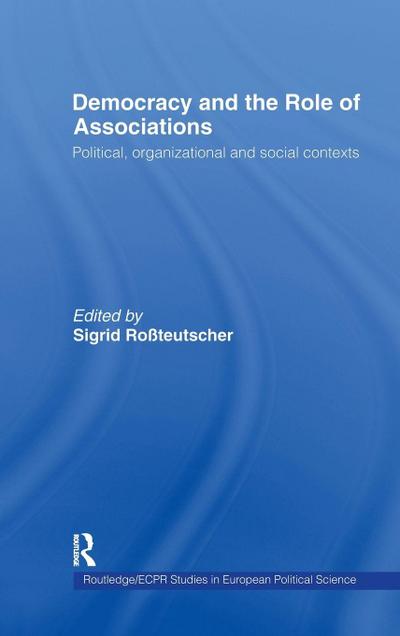 Democracy and the Role of Associations