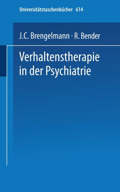 Verhaltenstherapie in der Psychiatrie