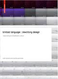 limited language: rewriting design