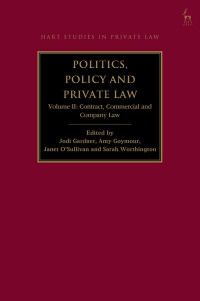 Politics, Policy and Private Law