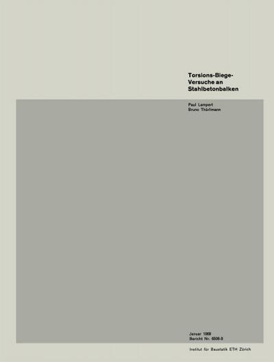 Torsions-Biege-Versuche an Stahlbetonbalken