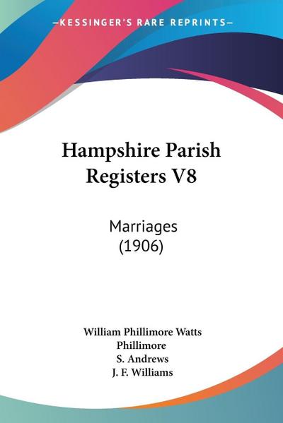 Hampshire Parish Registers V8