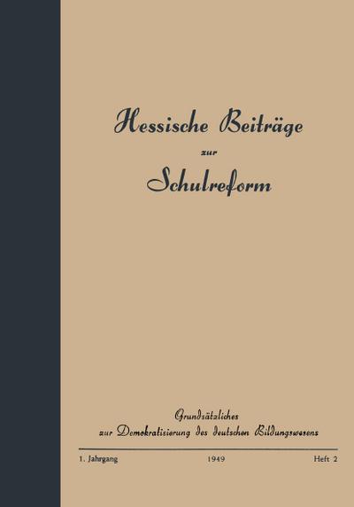 Grundsätzliches zur Demokratisierung des deutschen Bildungswesens