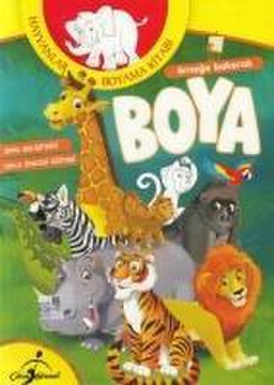 Örnege Bakarak Boya - Hayvanlar Boyama Kitabi